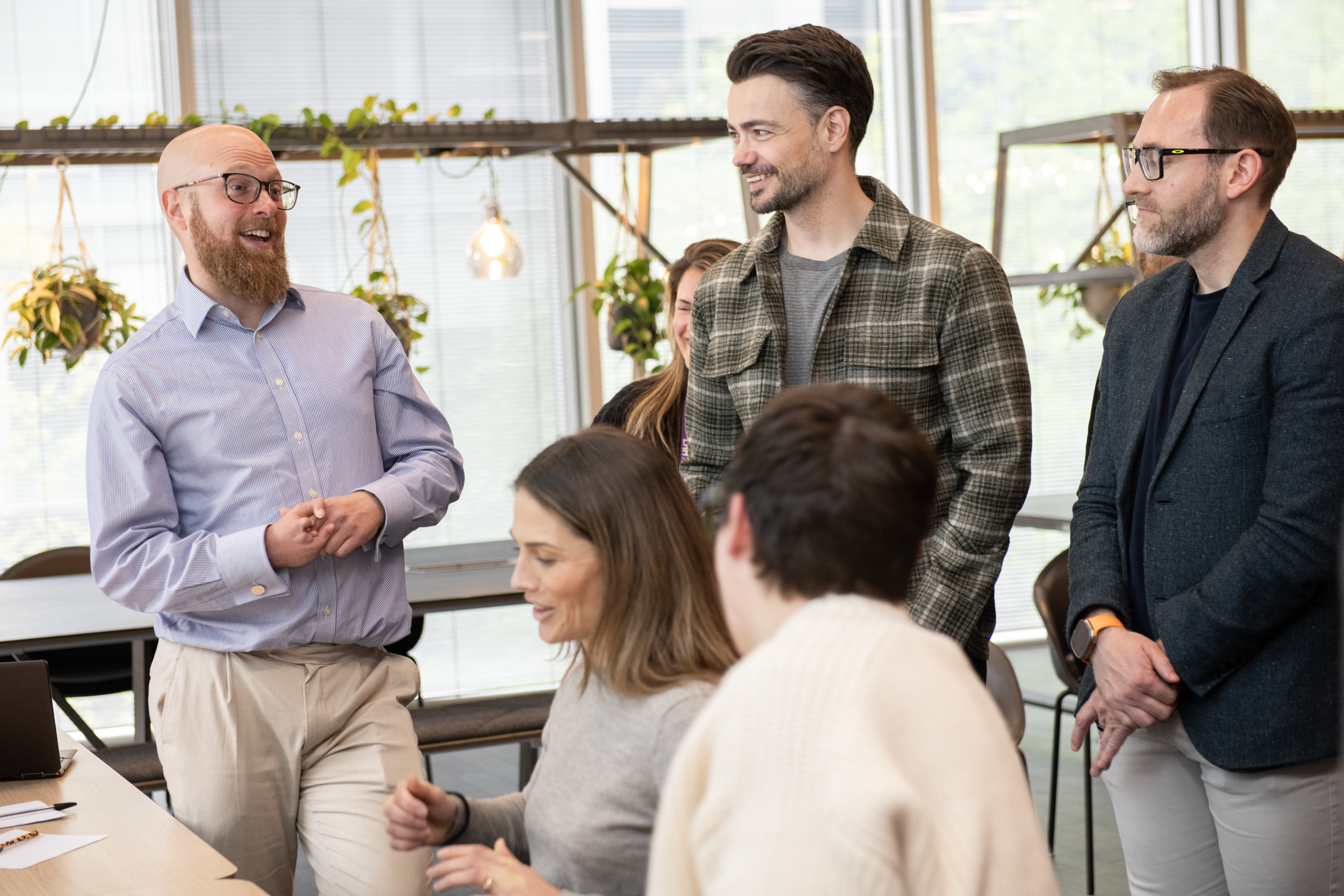 Steve and delegates training